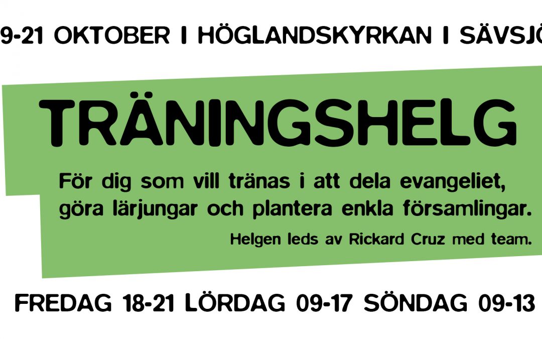 Träningshelg i oktober