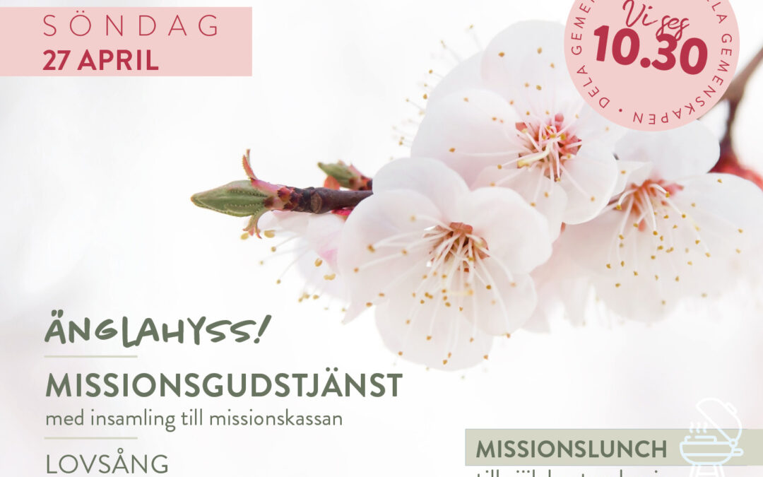 Missionsgudstjänst – 27 april