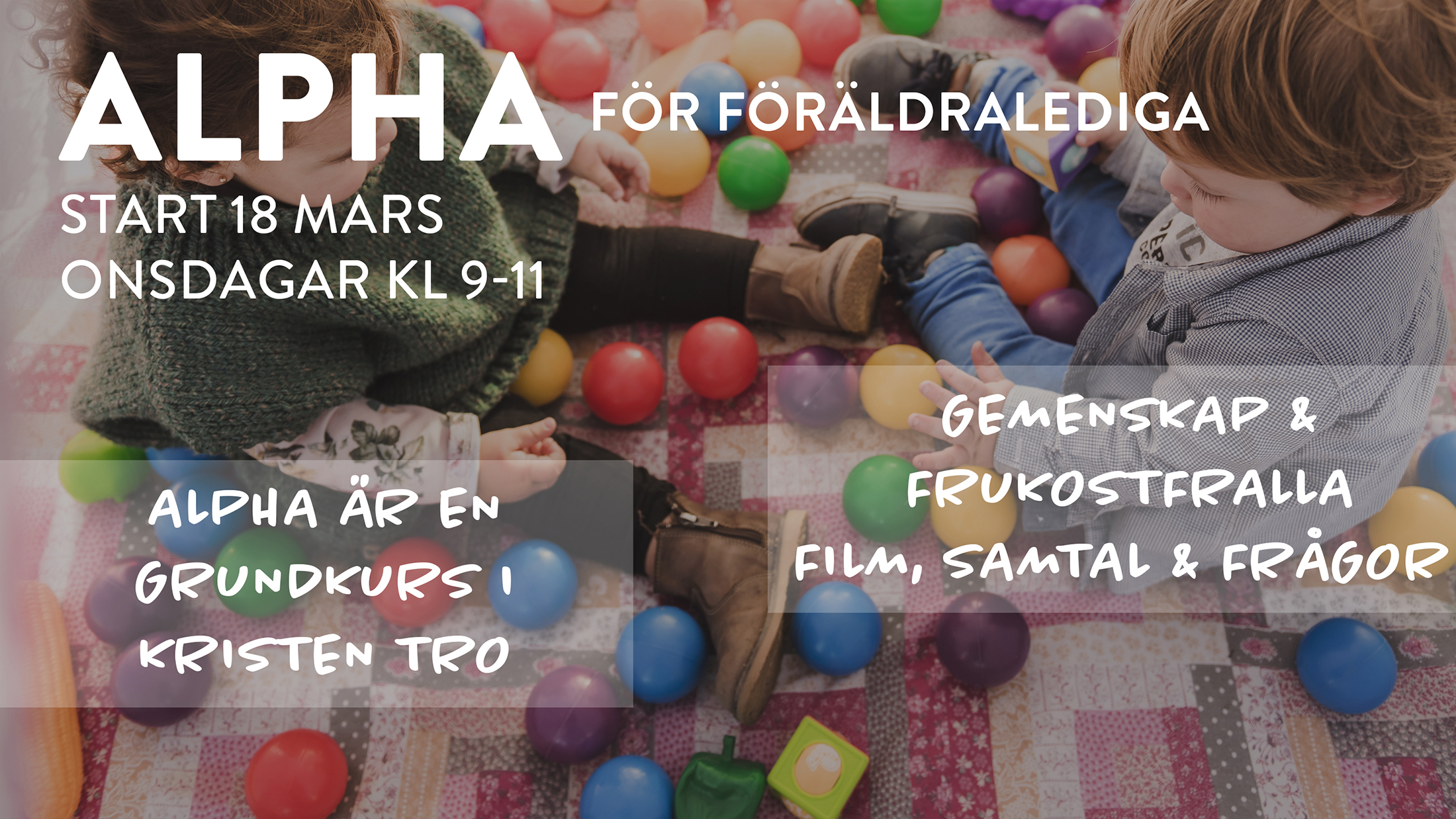 Alpha för föräldralediga 18 mars