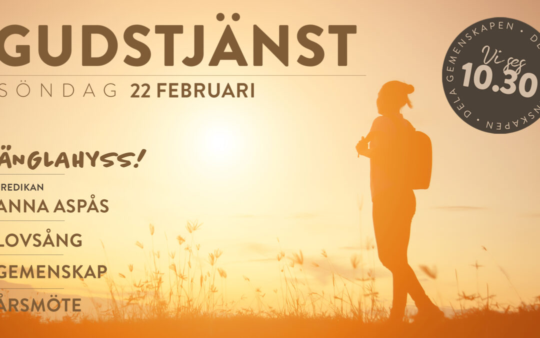 Gudstjänst & årsmöte 22 januari