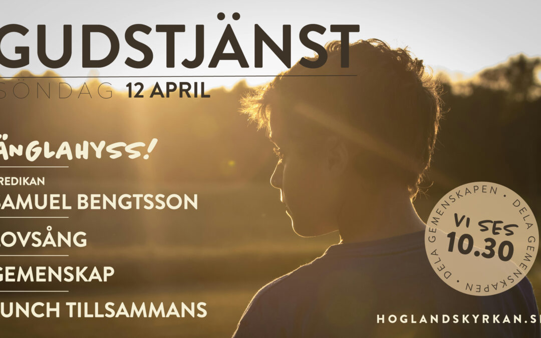 Gudstjänst 12 april