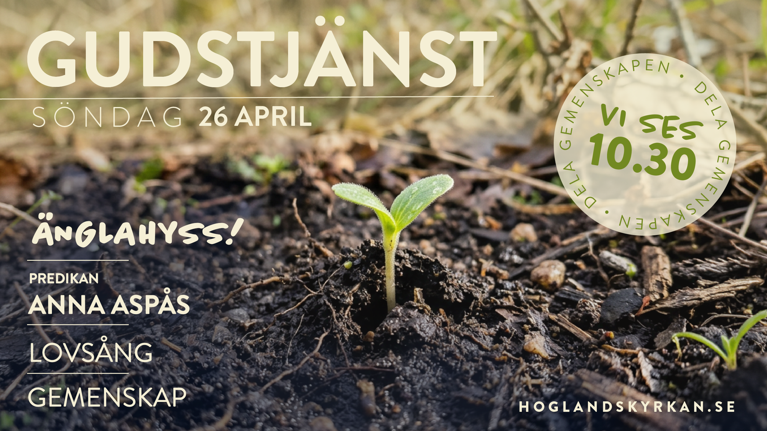 Gudstjänst 26 april