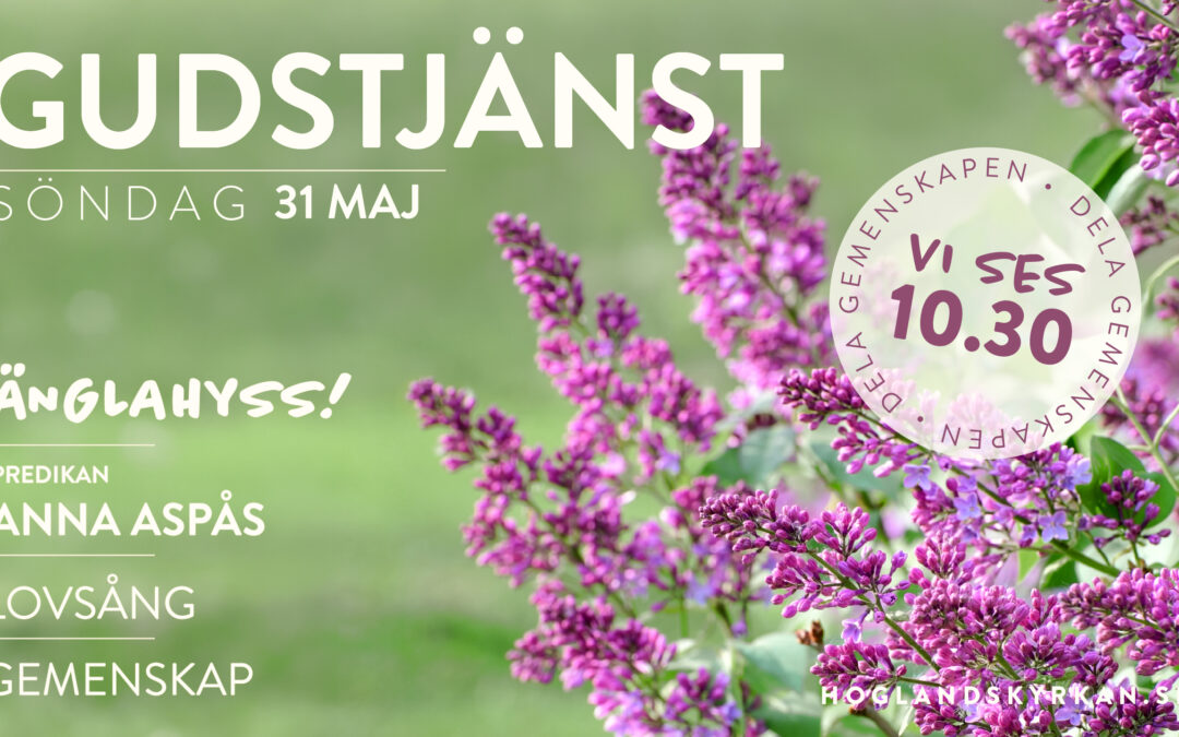 Gudstjänst 31 maj