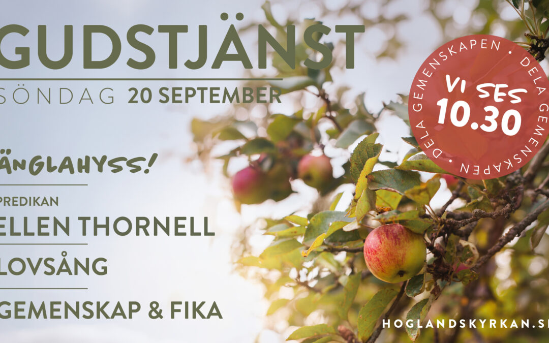 Gudstjänst 20 september
