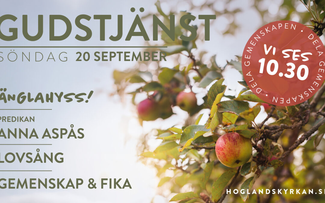 Gudstjänst 20 september