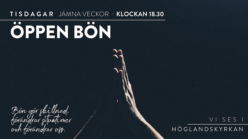 Bön på tisdagar jämna veckor